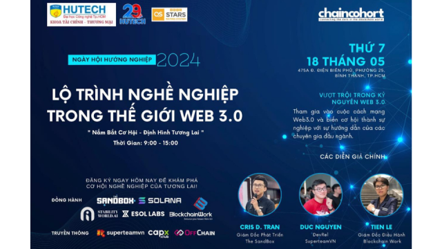 BEC HUTECH tại ngày hội hướng nghiệp 2024 - Lộ trình nghề nghiệp trong thế giới web 3.0