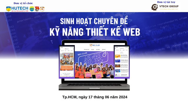 ĐĂNG KÝ THAM GIA - SINH HOẠT CHUYÊN ĐỀ “KỸ NĂNG THIẾT KẾ WEB” 